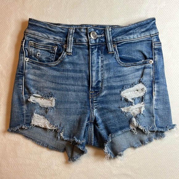 American Eagle Outfitters Pants - American Eagle High Rise Shortie Shorts